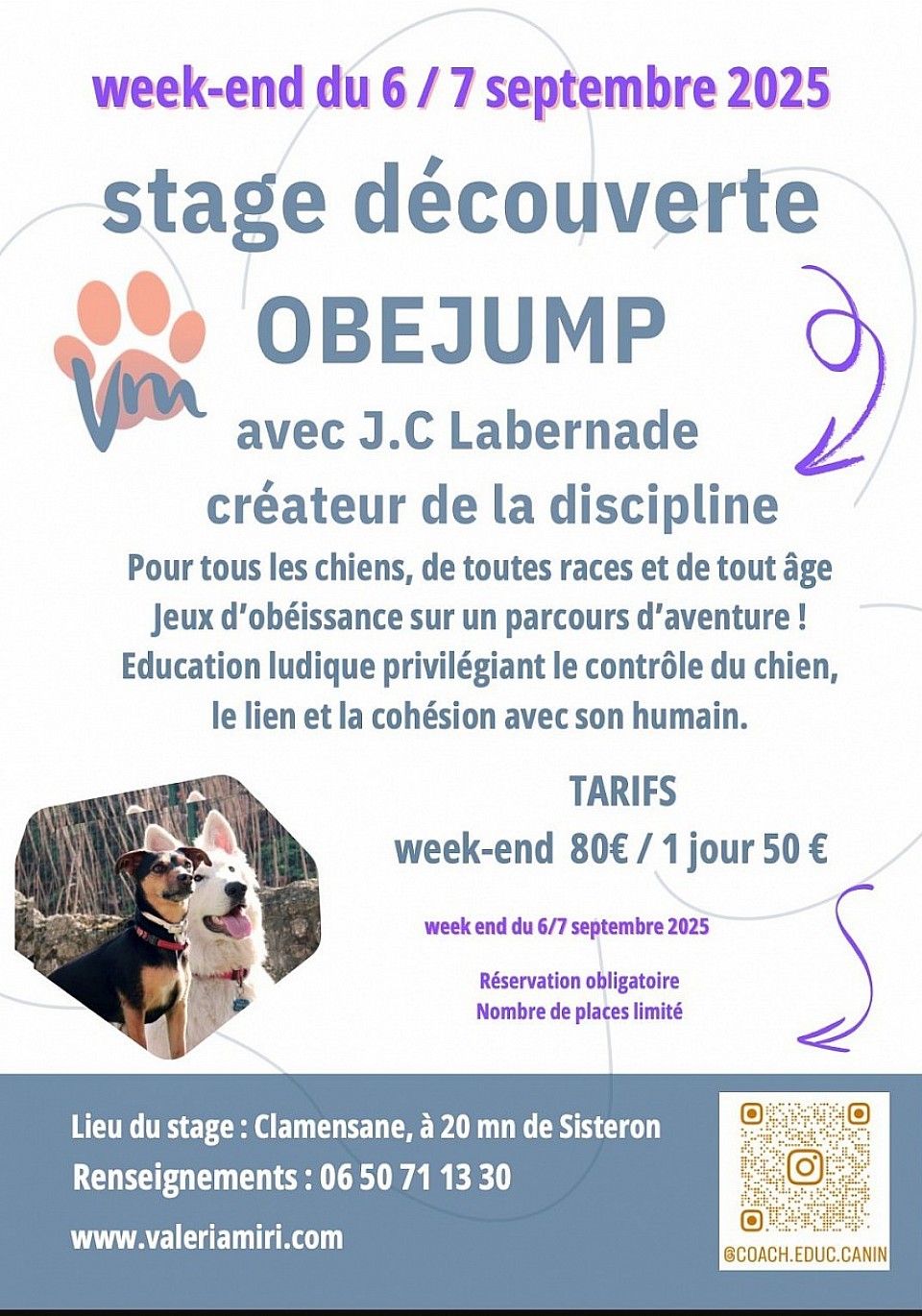 Stage découverte obejump à Clamensane